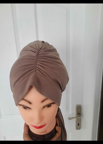 Bej Kadın Drapeli Minimalist Bone - Görsel 3