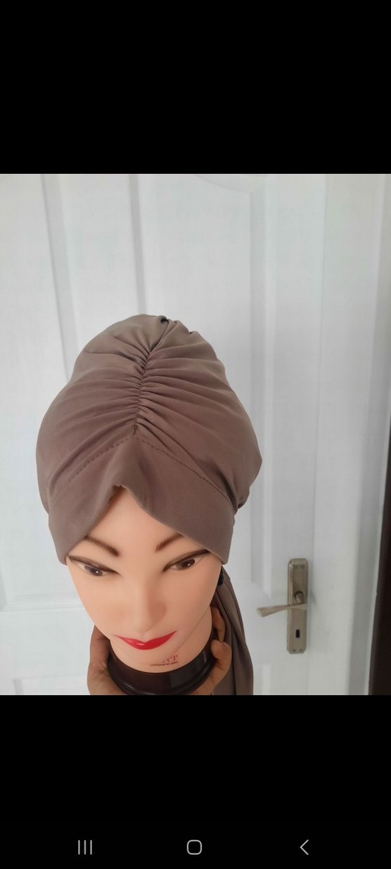 Bej Kadın Drapeli Minimalist Bone - Görsel 3