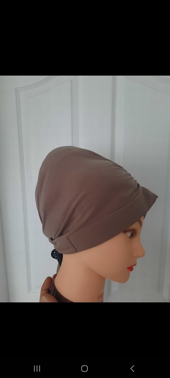 Bej Kadın Drapeli Minimalist Bone - Görsel 2