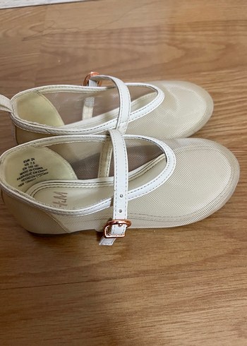 Kız Çocuk Açık Bej File Mary Janes - Görsel 6