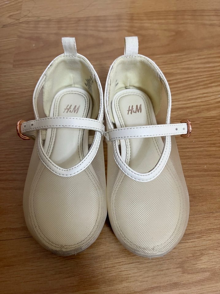 Kız Çocuk Açık Bej File Mary Janes - Görsel 5