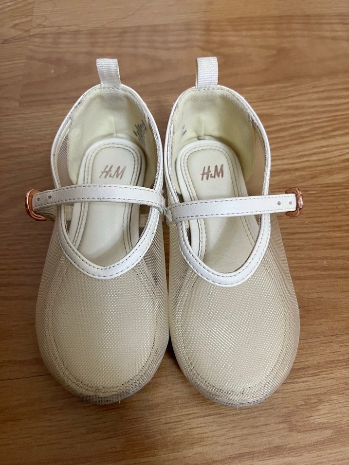 Kız Çocuk Açık Bej File Mary Janes - Görsel 4