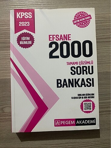 Kpss eğitim bilimleri soru bankası pegem