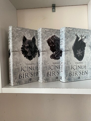 İçinde Bir Sen Üç Kitap Beyaz Şömizli CİLTLİ Set.