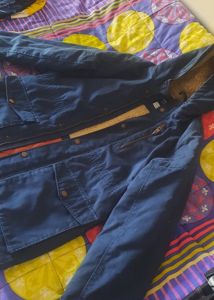 Kışlık çocuk montu - Görsel 4