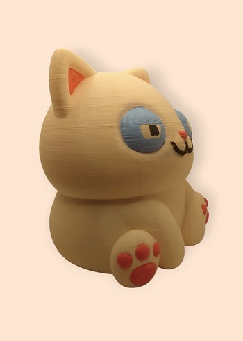 Diğer Pastel Beyaz Peluş Kedi Oyuncak