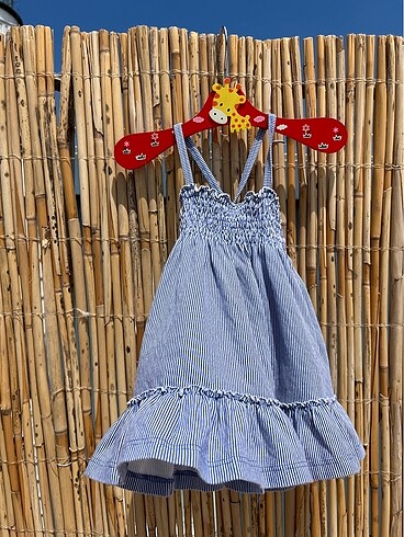 9-12 Ay Beden Zara askılı bebek elbisesi