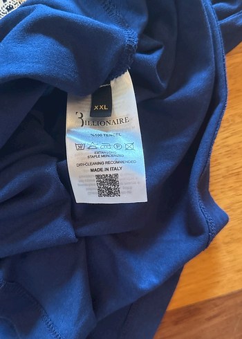Beden mavi Renk Billionaire Lacivert Erkek Tişört