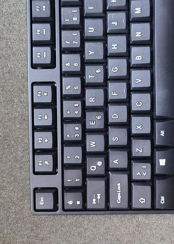 Siyah EVEREST Kablosuz Klavye - Görsel 2