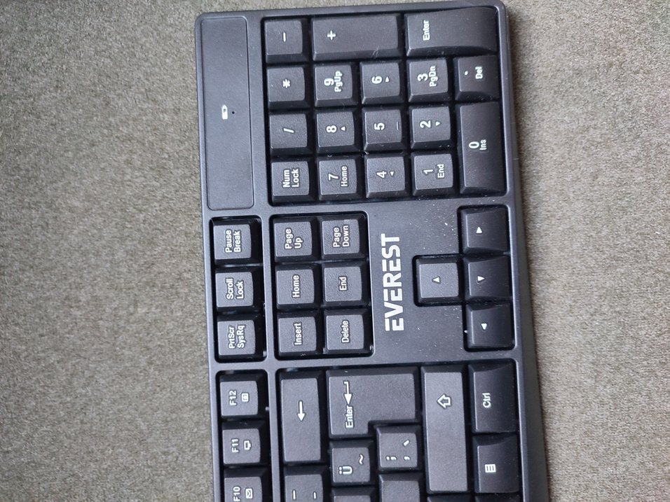 Siyah EVEREST Kablosuz Klavye - Görsel 3