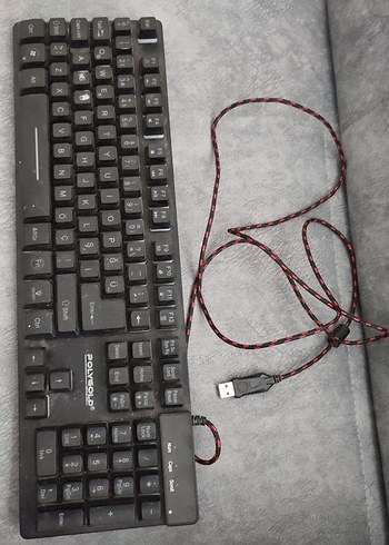 POLYGOLDSiyah Kablolu Klavye - Görsel 2