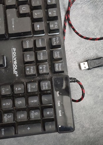 POLYGOLDSiyah Kablolu Klavye - Görsel 3