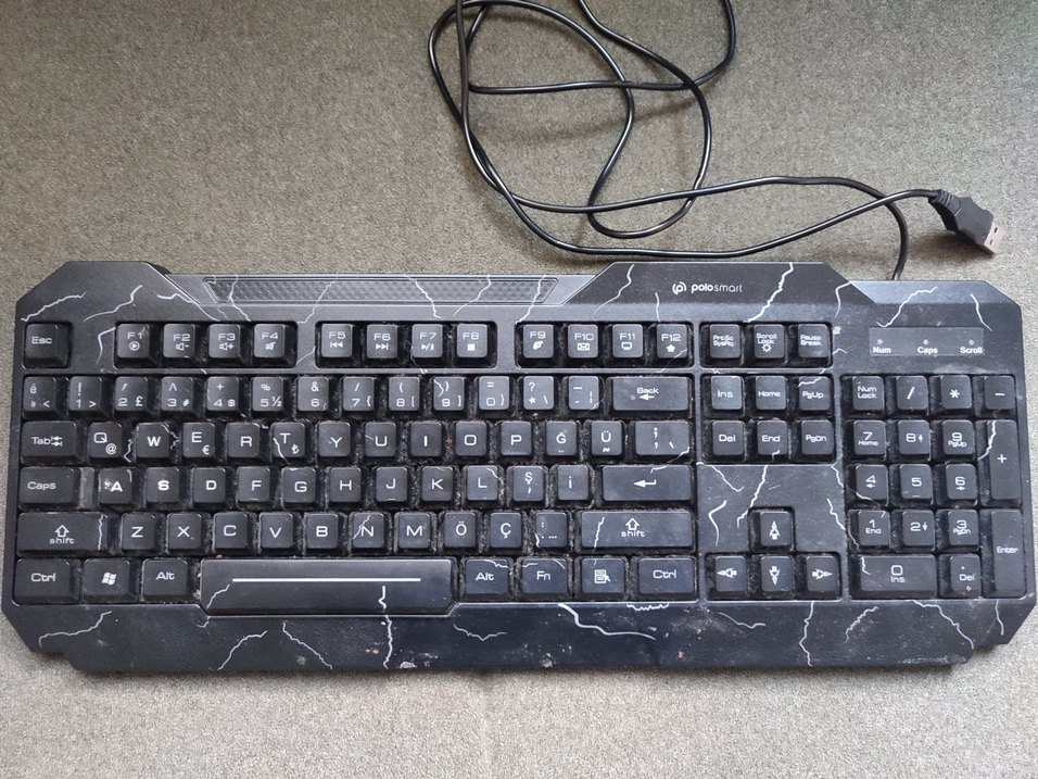 Polosmart Siyah Kablolu Klavye - Görsel 2