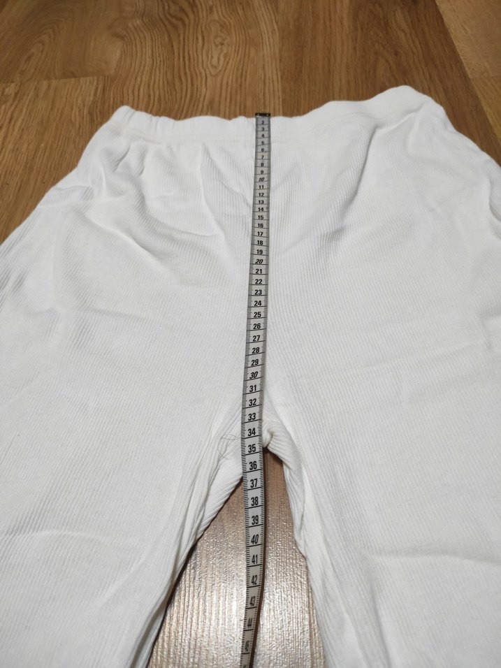 Beyaz penye eşofman altı - Görsel 4