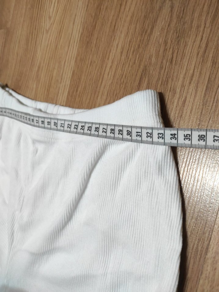 Beyaz penye eşofman altı - Görsel 3