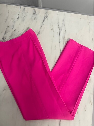 Diğer Fuşya kumaş pantolon