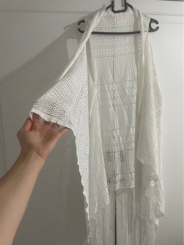 Beyaz pareo - Görsel 3