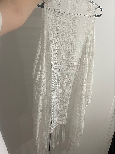 Beyaz pareo - Görsel 4