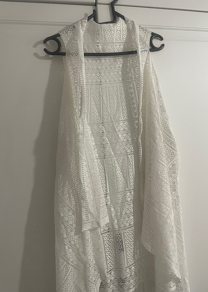 Beyaz pareo - Görsel 2