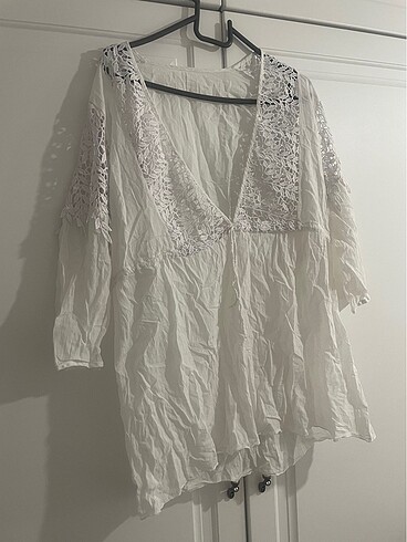 Beyaz pareo - Görsel 2