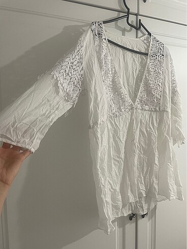Beyaz pareo - Görsel 3