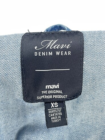 xs Beden mavi Renk Mavi Jeans Gömlek %70 İndirimli.
