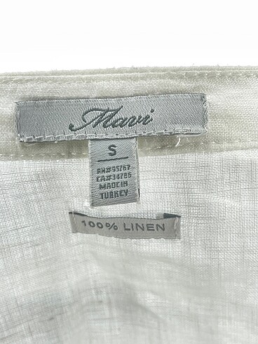 s Beden beyaz Renk Mavi Jeans Gömlek %70 İndirimli.