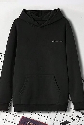 Oversize l.b baskılı sweatshirt