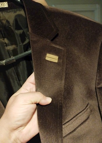 Kahverengi Erkek Ofis Takım Elbise Ceketi - Görsel 2