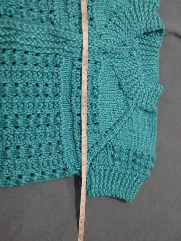 El örgüsü bebek yelek - Görsel 5