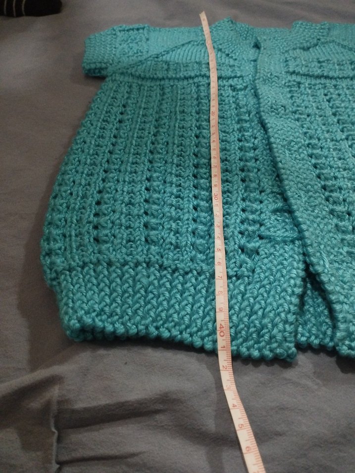 El örgüsü bebek yelek - Görsel 4