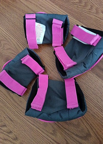 Pembe Biker Dizlik ve Dirseklik - Görsel 2