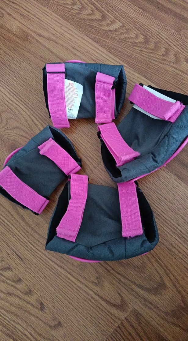 Pembe Biker Dizlik ve Dirseklik - Görsel 2