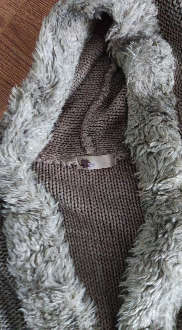 Kürklü Yaka hırka - Görsel 3