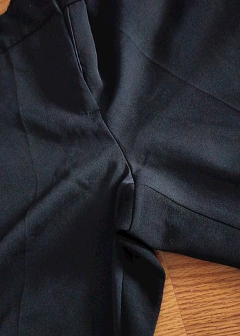 Siyah Kadın Kumaş Pantolon - Görsel 4