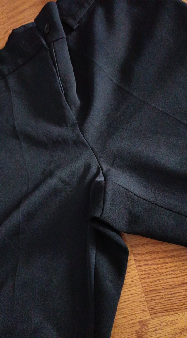 Siyah Kadın Kumaş Pantolon - Görsel 4