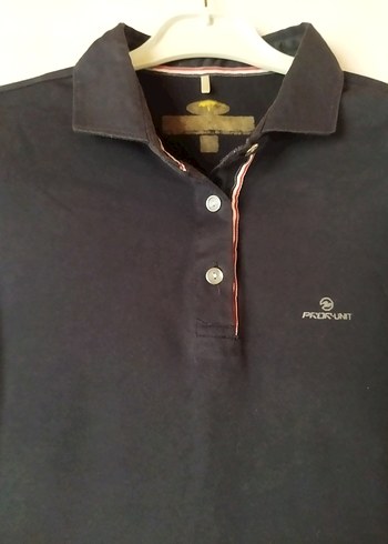 Siyah Düğmeli Kısa Kollu Polo Tişört - Görsel 4