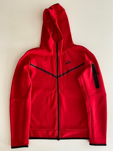 Nike Tech Fleece Ceket Kırmızı