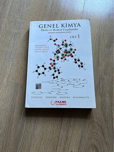 Palme Yayınevi Genel Kimya üniversite ders kitabı