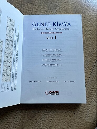 Palme Yayınevi Genel Kimya üniversite ders kitabı - Görsel 5