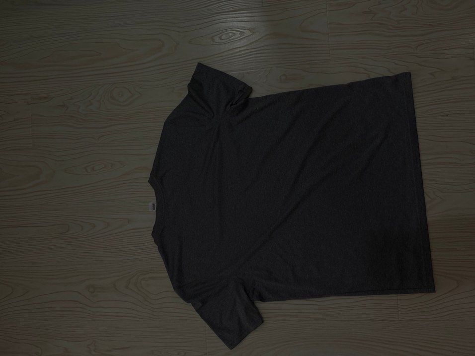 Siyah Baskılı Erkek Tişörtü, Kısa Kollu, Rahat Kesim - Görsel 3