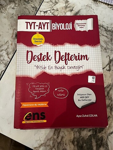 Ens yayınları Biyoloji konu anlatım