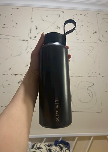 Decathlon Quechua 1L Siyah Matara / Sorunsuz