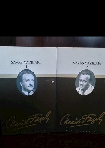 Savaş Yazıları 1-2 Seti - Necip Fazıl