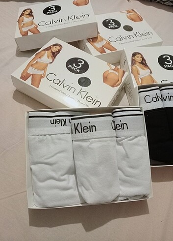Diğer Calvin Klein Büstiyer takım 3 lü set tanga külot iç çamaşırı