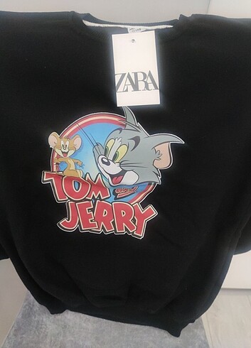 4 Yaş Beden siyah Renk Zara sweatshirt 