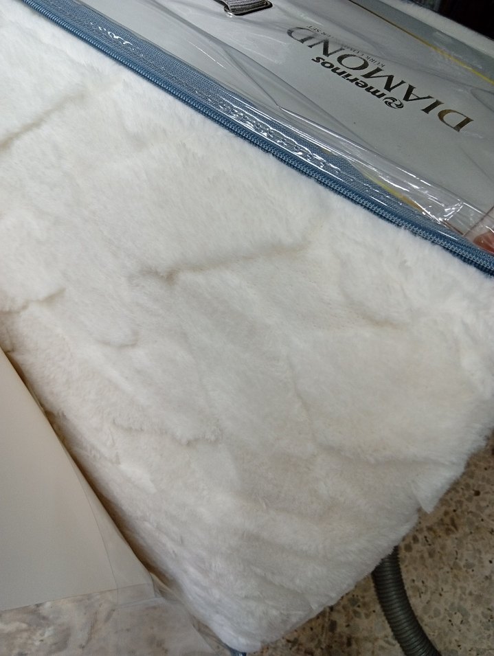 Merinos Diamond Beyaz Yatak Örtüsü Takımı - Görsel 2