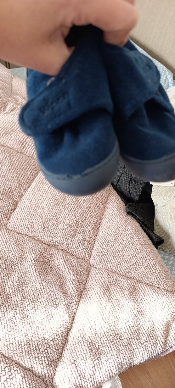 Mavi Erkek Çocuk Sıcak Terlikler - Görsel 4