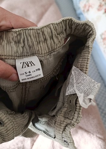 zara çocuk pantolon kadife - Görsel 5