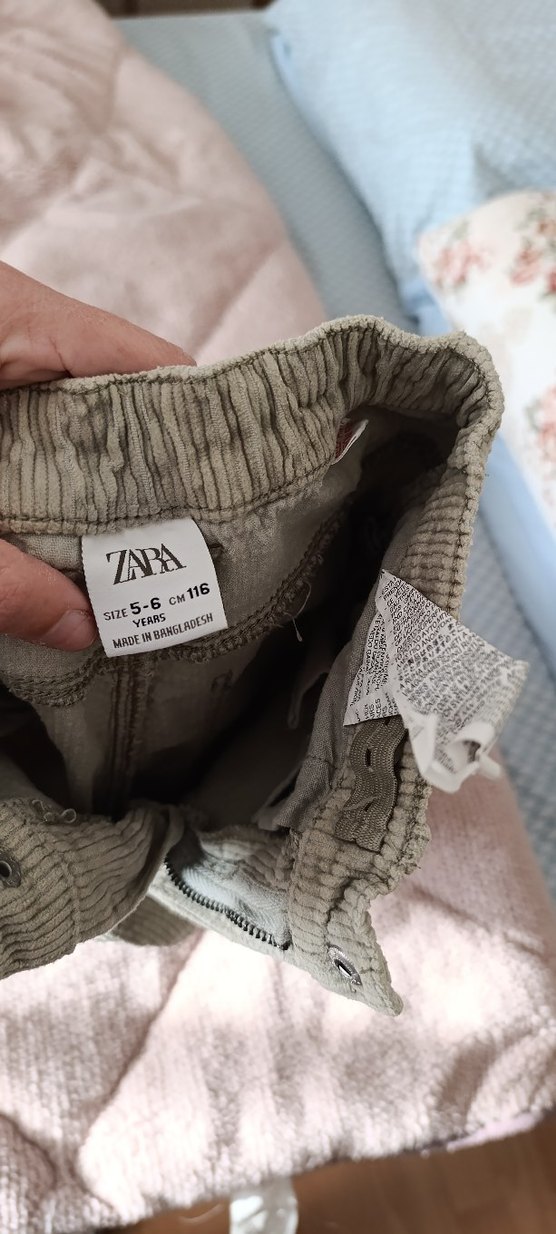 zara çocuk pantolon kadife - Görsel 5